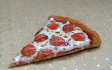 Pepperoni Pizza Slice Magnet, Polymer Clay