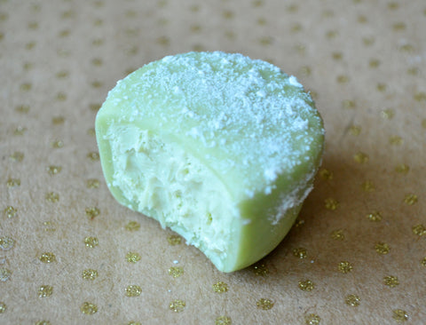 Matcha Green Tea Ice Cream Mochi Magnet, Polymer Mini Food Fridge Magnet