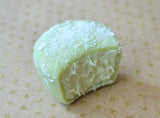 Matcha Green Tea Ice Cream Mochi Magnet, Polymer Mini Food Fridge Magnet