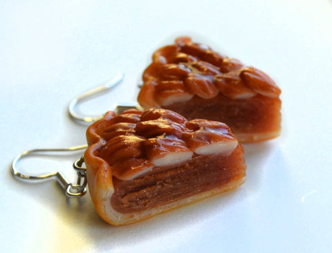 Pecan Pie Dangle Earrings