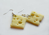 Swiss Cheese Slice Dandle Earrings