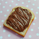 Nutella On Toast Polymer Clay Mini Food Fridge Magnet