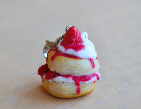 Strawberry Shortcake Charm, Keychain, or Necklace