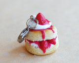 Strawberry Shortcake Charm, Keychain, or Necklace