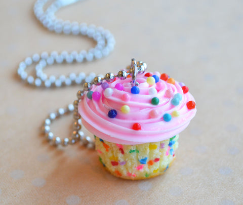Confetti Cupcake Necklace