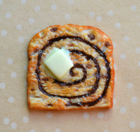 Cinnamon Raisin Swirl Toast Magnet