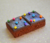 Chocolate Rainbow Chip Brownie Magnet