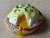 Eggs Benedict Polymer Clay Food Fridge Magnet