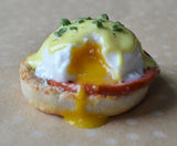 Eggs Benedict Polymer Clay Food Fridge Magnet