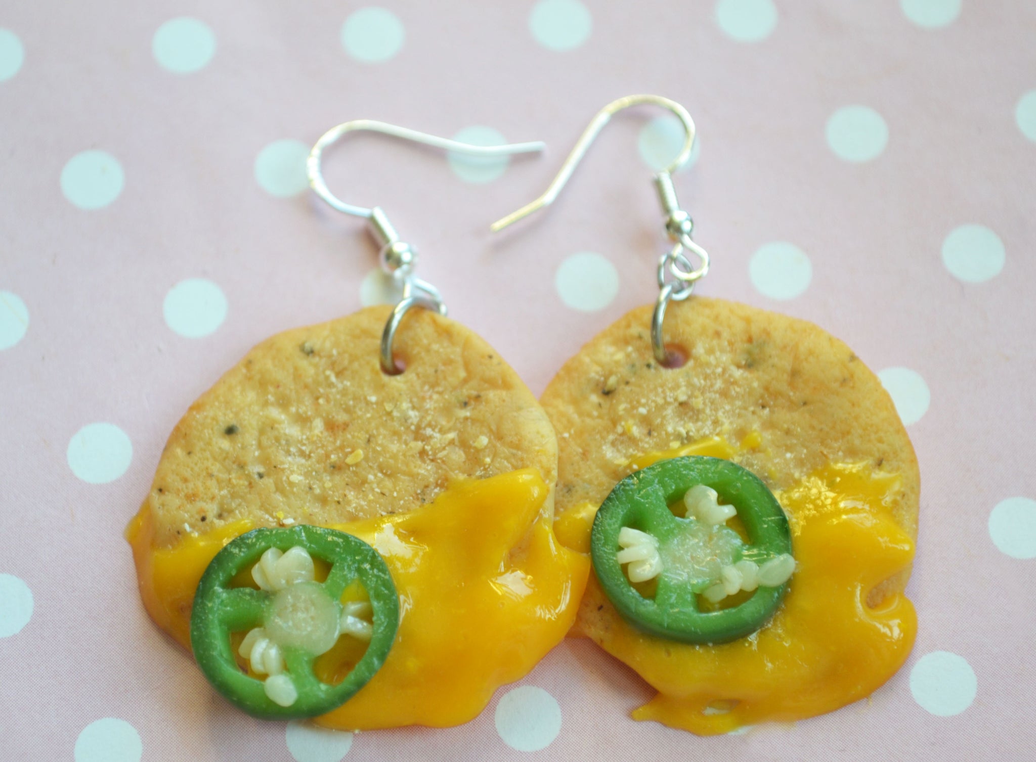 n*u様 spicygem 新作 studs bowl tiny chipped Spicy Nacho Dangle Earrings – ScrumptiousDoodle