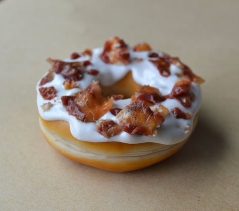 Vanilla Bacon Doughnut Fridge Magnet