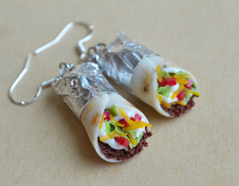 Burrito Dangle Earrings