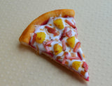 Hawaiian Pineapple Pizza Fridge Magnet, Polymer Clay Food Magnet