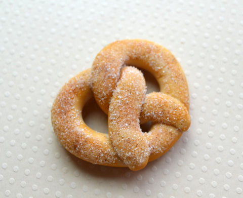 Cinnamon Sugar Soft Pretzel Realistic Food Magnet