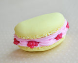 Raspberry Lemon French Macaron Magnet