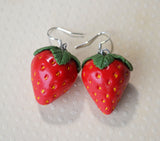 Strawberry Hook Earrings