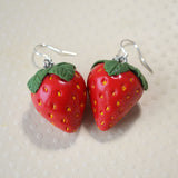 Strawberry Hook Earrings