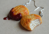Chicken Nugget with sauce Hook Earrings