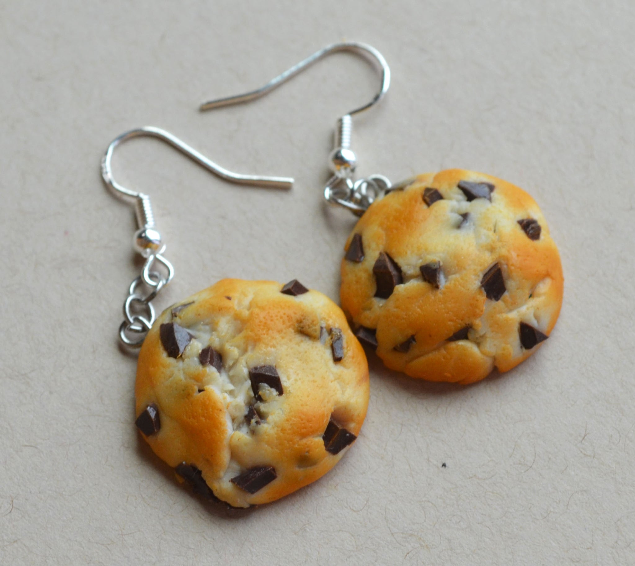 Chocolate Chip Cookie Hook Earrings – ScrumptiousDoodle