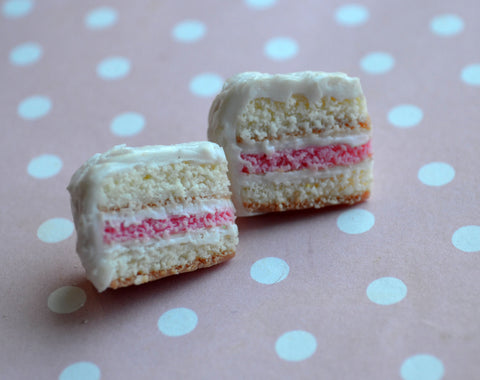 Vanilla Layer Cake Post Earrings