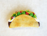 Taco Magnet -Polymer Clay Food Magnet