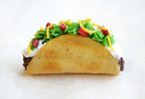 Taco Magnet -Polymer Clay Food Magnet