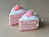 Strawberry Layer Cake Dangle Earrings