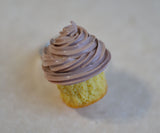 Chocolate Cupcake Polymer Clay Adjustable  Ring