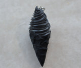 Goth Black Ice Cream Cone Soft Serve Charm or Key Chain