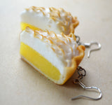 Lemon Meringue Pie Dangle Earrings