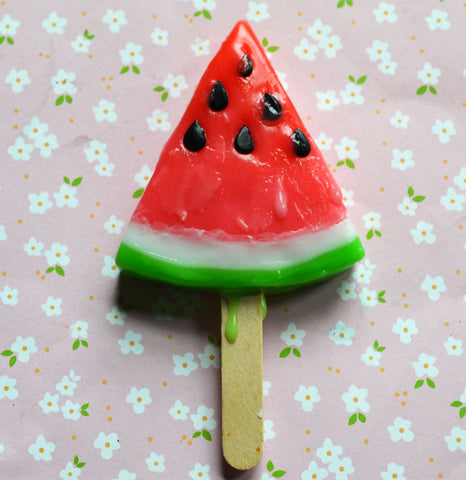 Watermelon Ice Popsicle Fridge Magnet