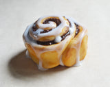 Cinnamon Roll Food Magnet, Polymer Clay Miniature Food Refrigerator Magnet