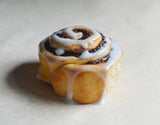 Cinnamon Roll Food Magnet, Polymer Clay Miniature Food Refrigerator Magnet