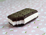 Ice Cream Sandwich Polymer Clay Food Magnet