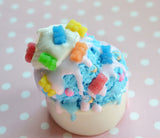 Bubble Gum Gummy Bear Ice Cream Polymer Clay Miniature Food Magnet
