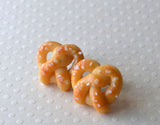 Salted Soft Pretzel Mini Food Stud Earrings