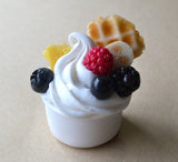 Frozen Yogurt Cup Mini Food Fridge Magnet