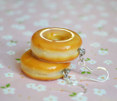 Glazed Doughnut Dangle Earrings