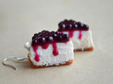 Blueberry Cheesecake Dangle Earrings