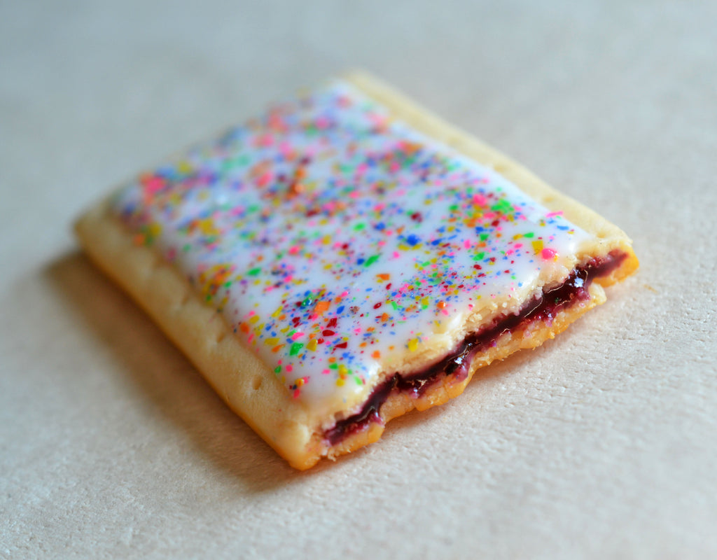 Poptart Mini Food Charm Bracelet, Polymer Clay