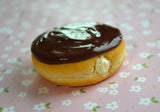 Boston Cream Doughnut Polymer Clay Food Magnet Miniature Food Magnet