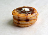Stack of Pancakes Polymer Clay Food Magnet