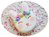 Bunny French Macaron Miniature Food Magnet, Polymer Clay, Food Decor