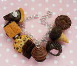 Death by Chocolate Dessert Charm Bracelet