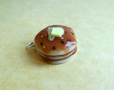 Chocolate Chip Pancake Key Chain or Charm