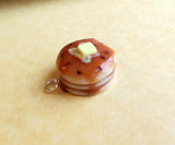 Chocolate Chip Pancake Key Chain or Charm