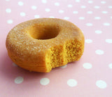 Pumpkin Spice Doughnut Miniature Food Magnet Polymer Clay