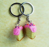 Best Friend Cupcake KeyChain Set