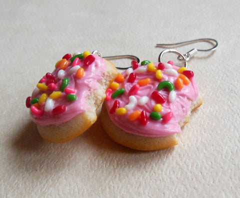 Lofthouse Sugar Cookie Miniature Food Hook Earrings