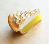 Lemon Meringue Pie Polymer Clay Magnet